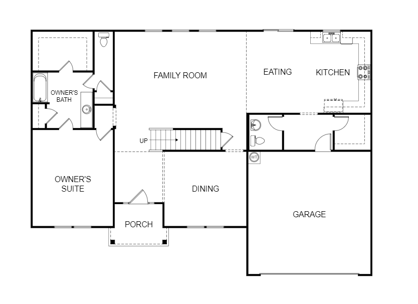 Meridian Floorplan BW 1