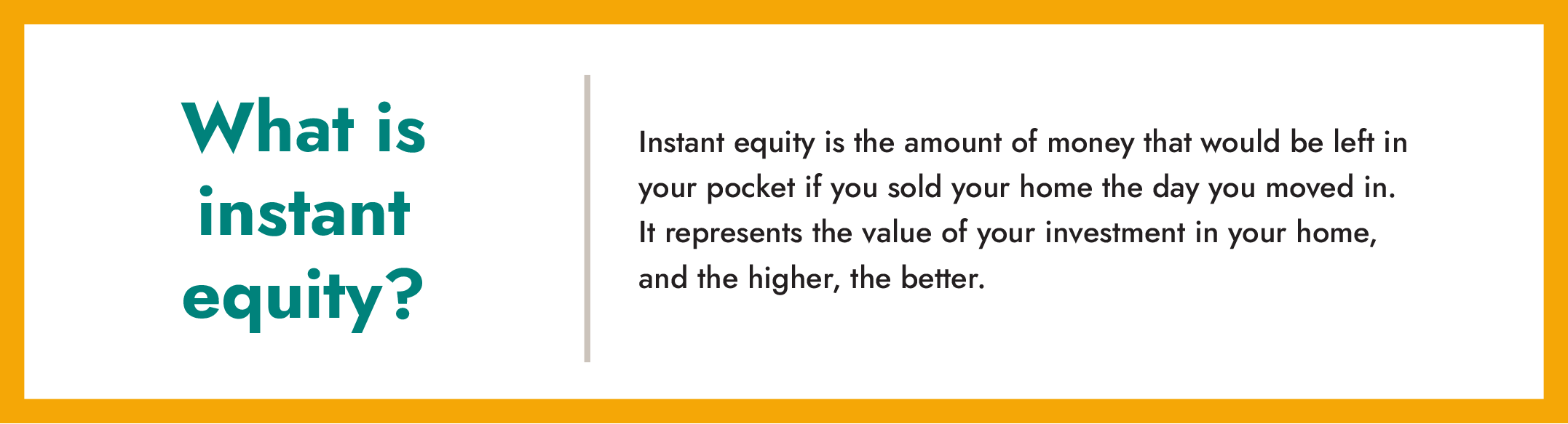 what is instant equity info box